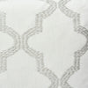 TANGIER EMBROIDERY 18" PILLOW Silver
