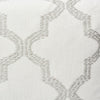 TANGIER EMBROIDERY 20" PILLOW Silver