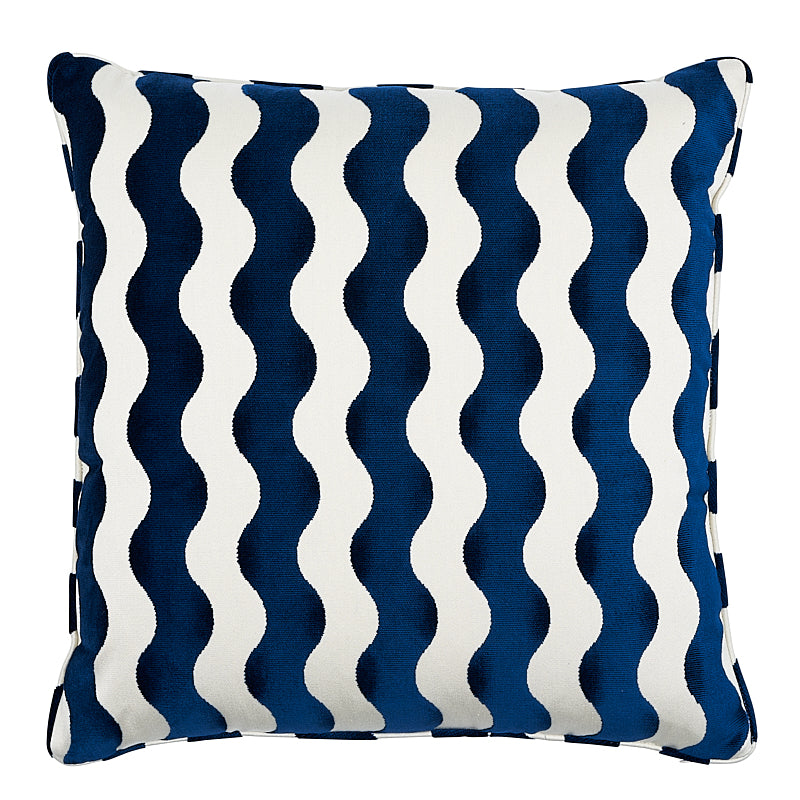 THE WAVE 20" PILLOW Navy