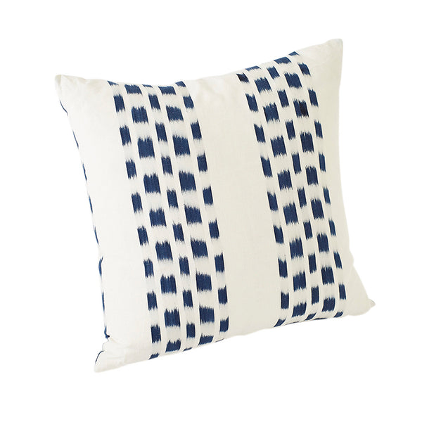 Izmir Stripe 20" Pillow Indigo | Schumacher Pillows
