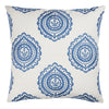 Olana Embroidery 22" Pillow Blue