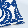 CASTANET EMBROIDERY PILLOW Cobalt