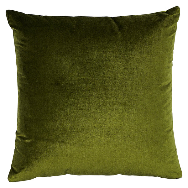 Venetian Silk Velvet 18" Pillow Moss | Schumacher Pillows
