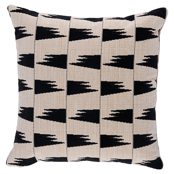 Tutsi 22" Pillow Ivory | Schumacher Pillows