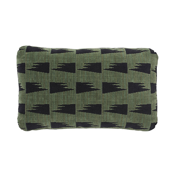 Tutsi Pillow Green | Schumacher Pillows