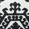 OMAR EMBROIDERY 18" PILLOW Black