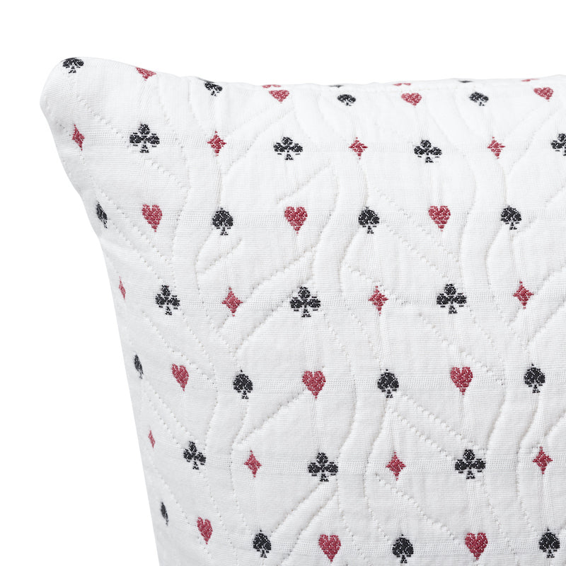 LE JOUEUR 18" PILLOW Rouge