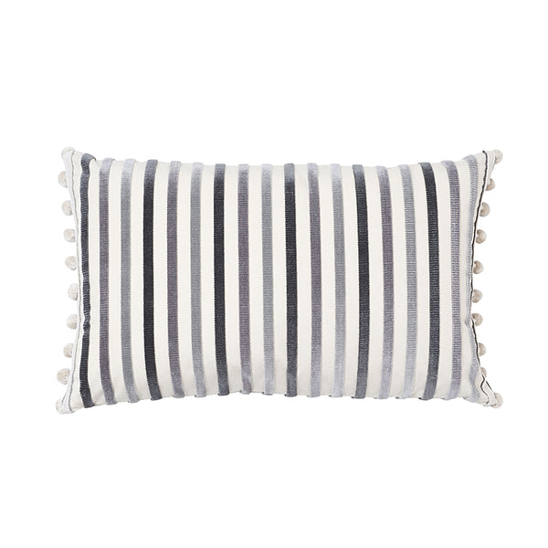 Le Matelot Pillow Charcoal | Schumacher Pillows