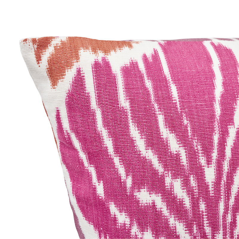 KIMONO IKAT 18" PILLOW Berry