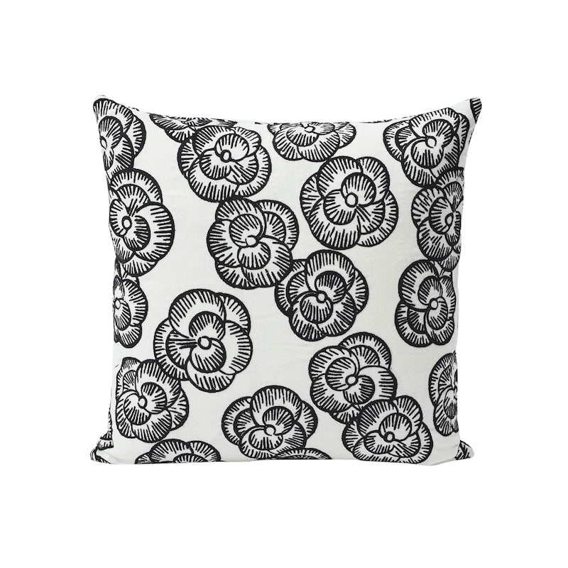 MONA 18" PILLOW Blackwork