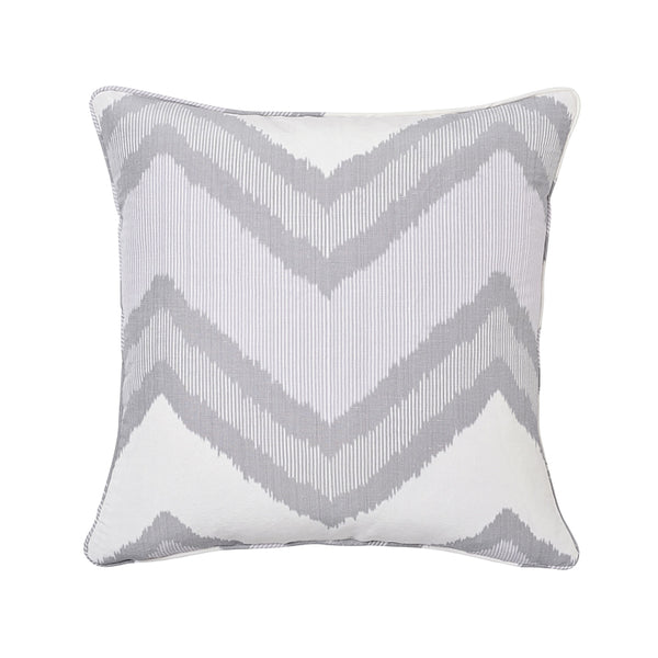 Chevron Ikat 20" Pillow Lilac | Schumacher Pillows