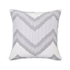CHEVRON IKAT 20" PILLOW Lilac