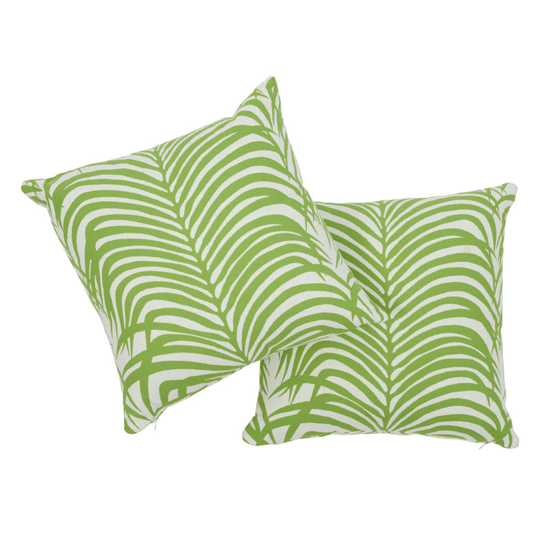 ZEBRA PALM I/O 16" PILLOW Leaf