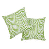 ZEBRA PALM I/O 16" PILLOW Leaf
