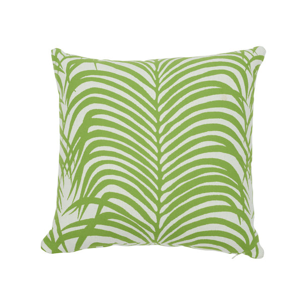 Zebra Palm I/O 16" Pillow Leaf | Schumacher Pillows