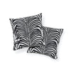 ZEBRA PALM I/O 16" PILLOW Black