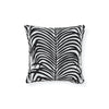 ZEBRA PALM I/O 16" PILLOW Black