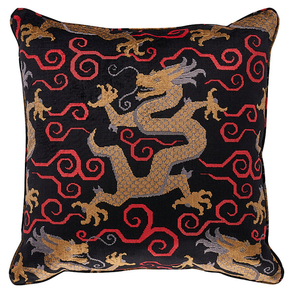 Bixi Velvet 22" Pillow Sapphire | Schumacher Pillows