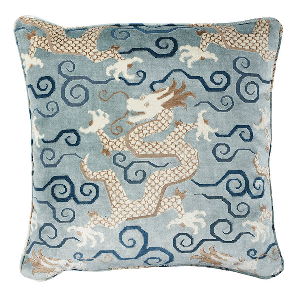 Bixi Velvet 22" Pillow Celestine | Schumacher Pillows