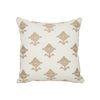 RUBIA EMBROIDERY 18" PILLOW Ivory