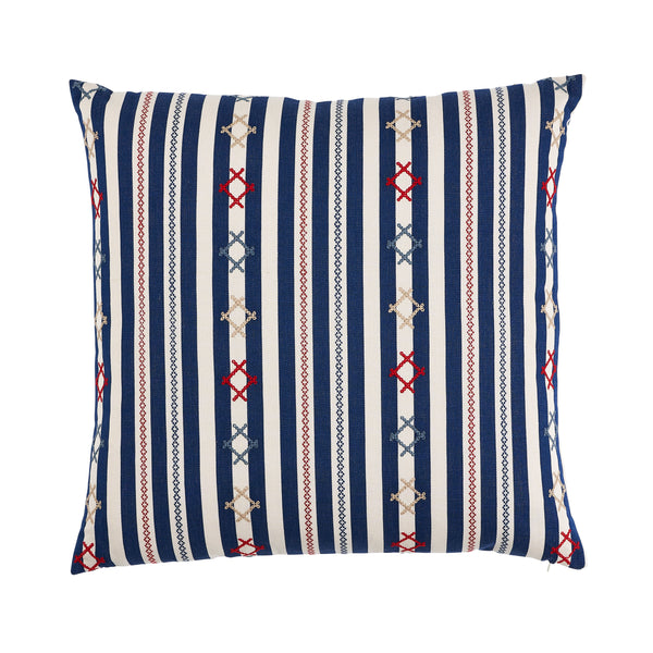 Rhodes Stripe 24" Pillow Navy