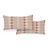 WENTWORTH EMBROIDERY PILLOW Rust