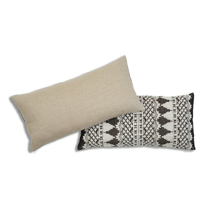 WENTWORTH EMBROIDERY PILLOW Carbon