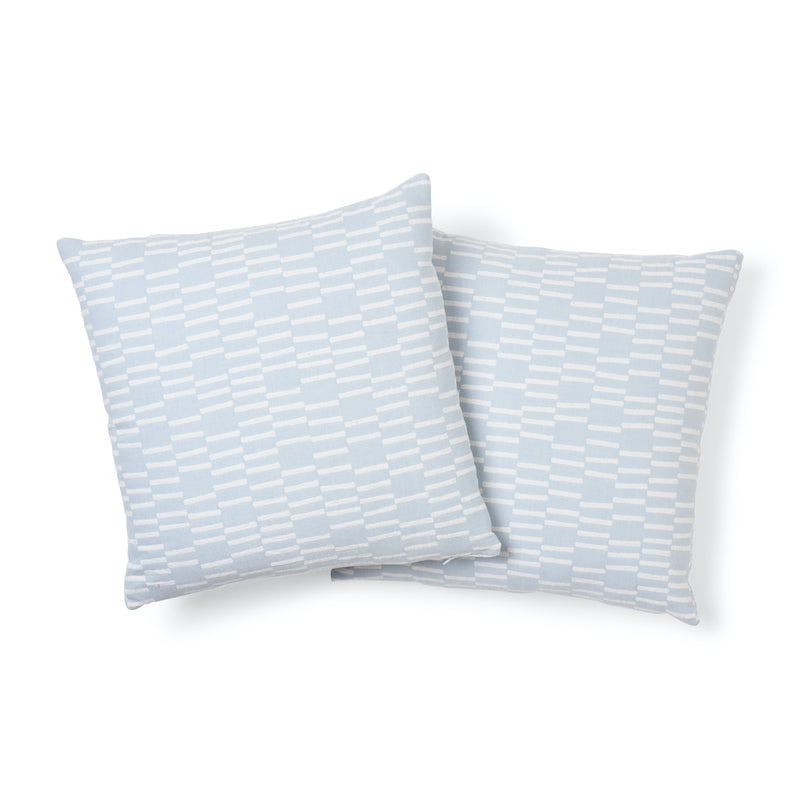 CEDAR TREE NECK 18" PILLOW Sky