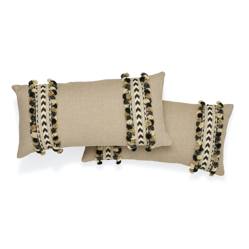 MARACANA POM PILLOW Flax