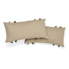 MARACANA POM PILLOW Flax