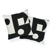 BINARY EMBROIDERY 20" PILLOW Black