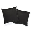 BINARY EMBROIDERY 20" PILLOW Black