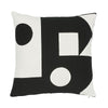 BINARY EMBROIDERY 20" PILLOW Black