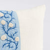 ASHOKA PILLOW Ivory&Blue