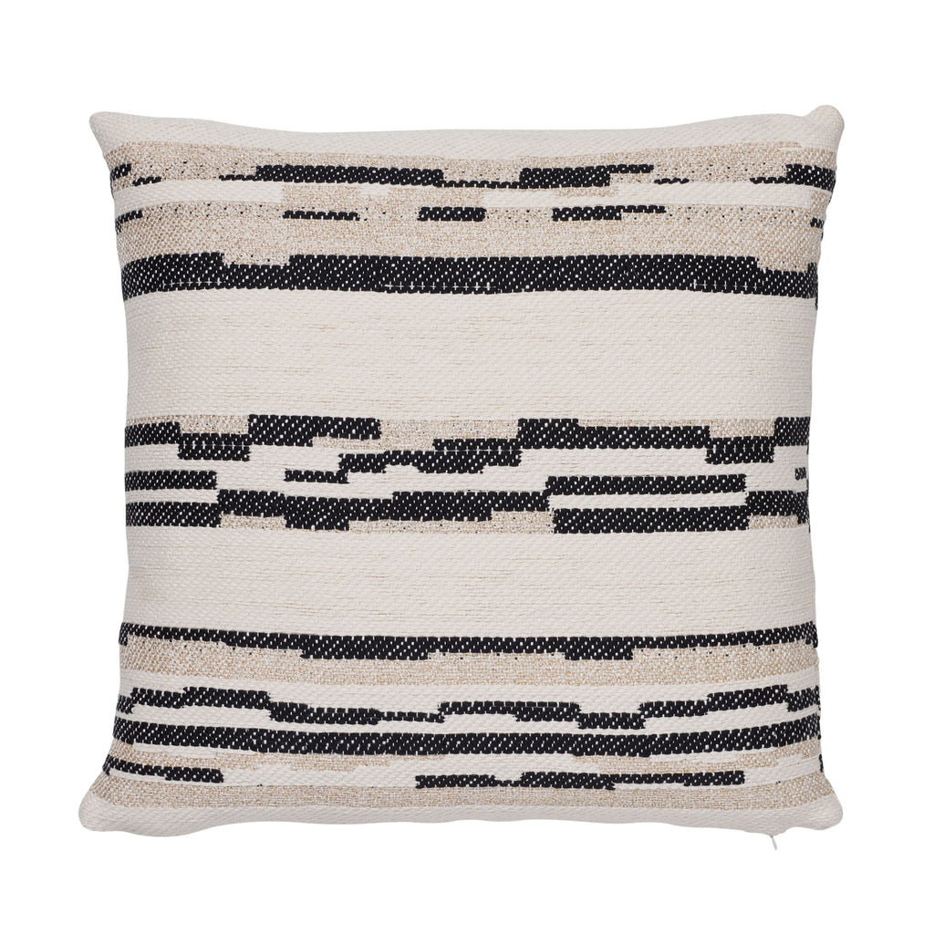 Sambar 22" Pillow Black & Gold