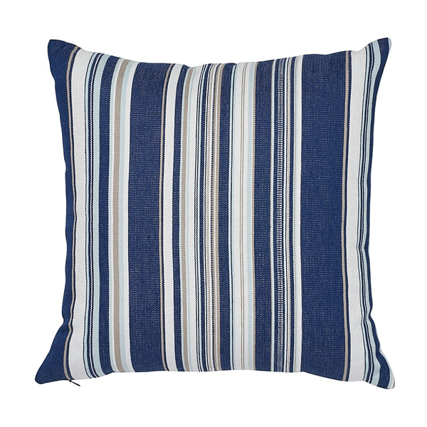 PONDEROSA STRIPE I/O 18" PILLOW Navy Blue