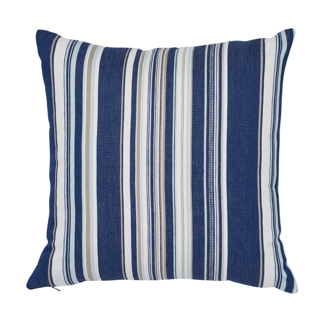 Ponderosa Stripe I/O 20" Pillow Navy