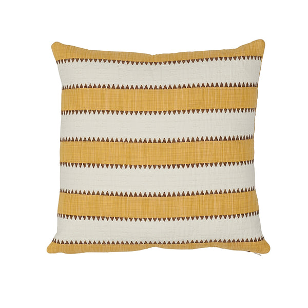 Isolde Stripe 20" Pillow Yellow | Schumacher Pillows