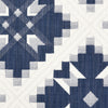 TRISTAN PATCHWORK 20" PILLOW Indigo