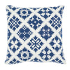 TRISTAN PATCHWORK 20" PILLOW Indigo