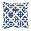 Tristan Patchwork 22" Pillow Indigo