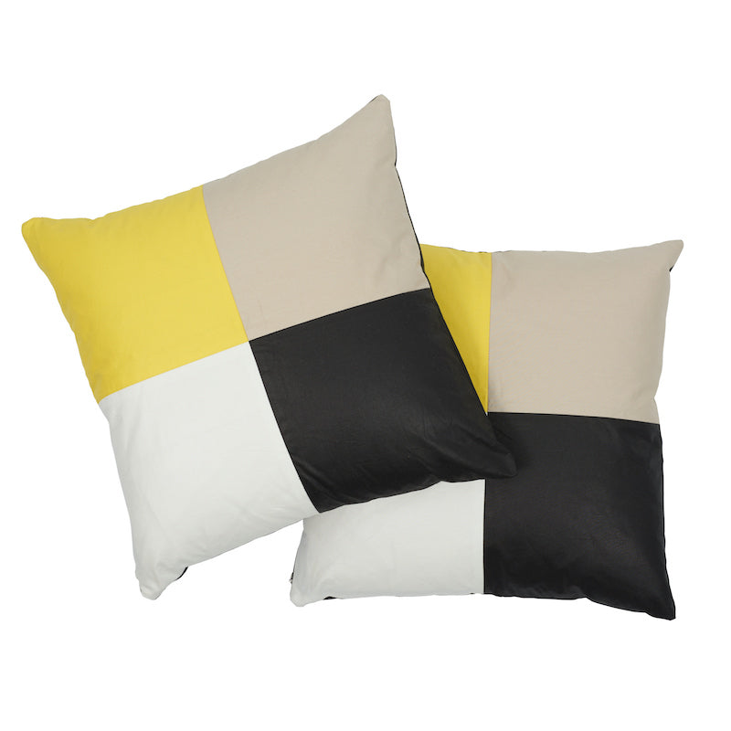 CECIL COTTON CHINTZ PILLOW Yellow