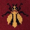 BEE EPINGLE PILLOW Red  