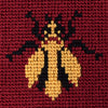 BEE EPINGLE PILLOW Red