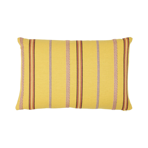 Kayenta Stripe Pillow Yellow | Schumacher Pillows