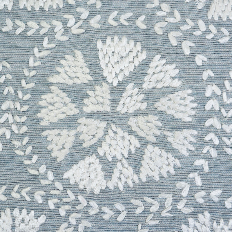 ISLA HAND EMBROIDERY 16" PILLOW Sky