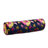 JENNIE VELVET BOLSTER PILLOW Midnight&Magenta