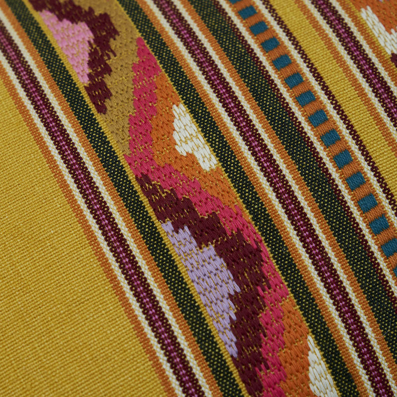 Zarzuela Embroidery Pillow Saffron