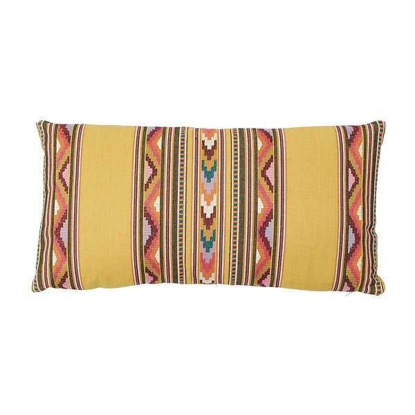 Zarzuela Embroidery Pillow Saffron | Schumacher Pillows