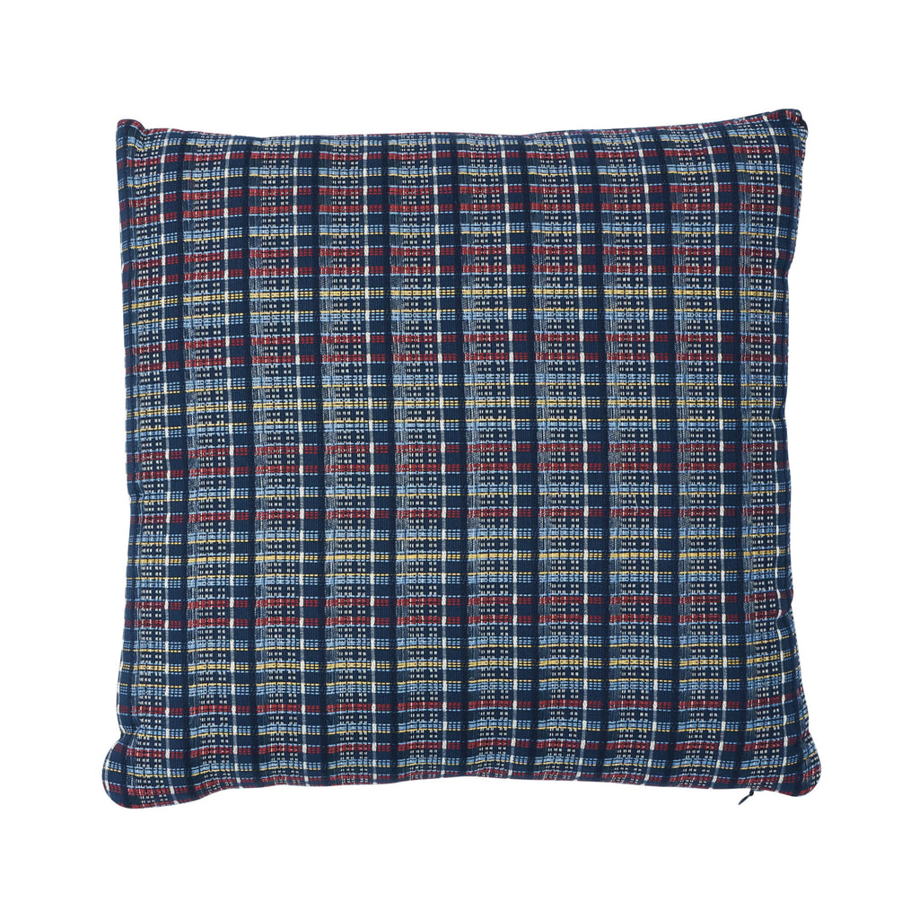 Zealand Check 20" Pillow Navy